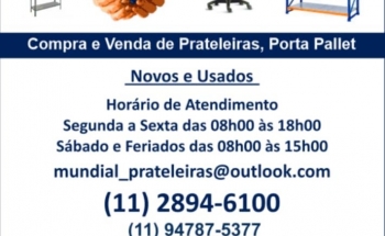 Mundial Prateleiras e Divisórias na Zona leste