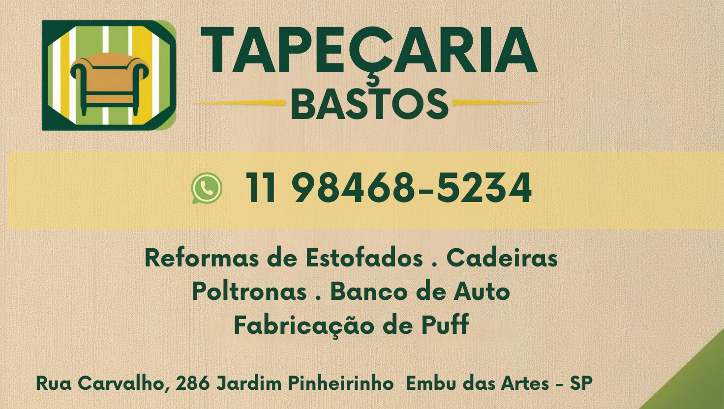 Tapeçaria em Embu das Artes Tapeçaria Bastos