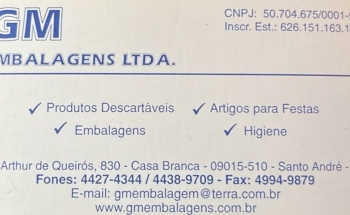 G M Embalagens em Santo André 