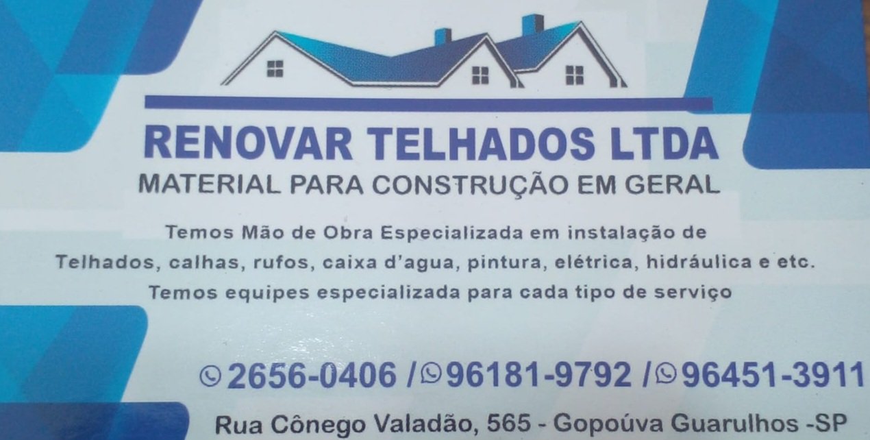 Renovar Material para Construção em Guarulhos