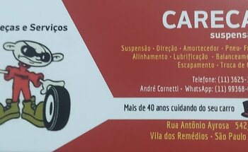 Careca Suspensão na Vila dos Remédios 