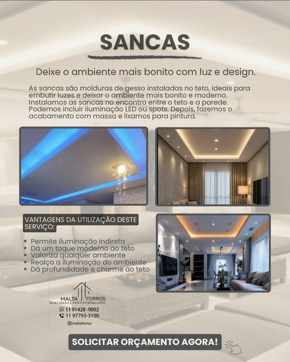 Malta Forros e Divisórias em Jundiaí