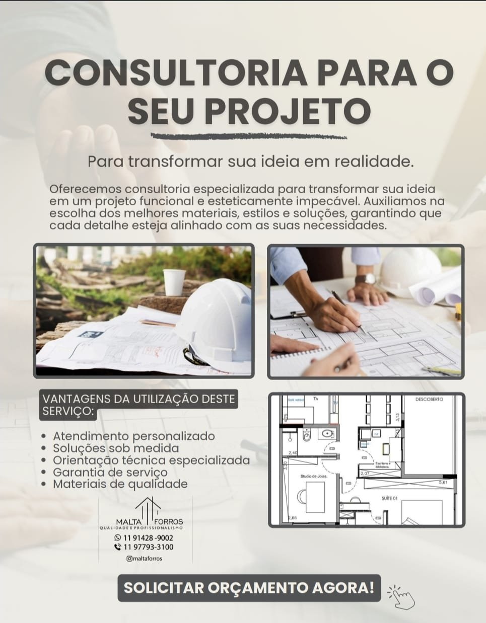 Malta Forros e Divisórias em Jundiaí