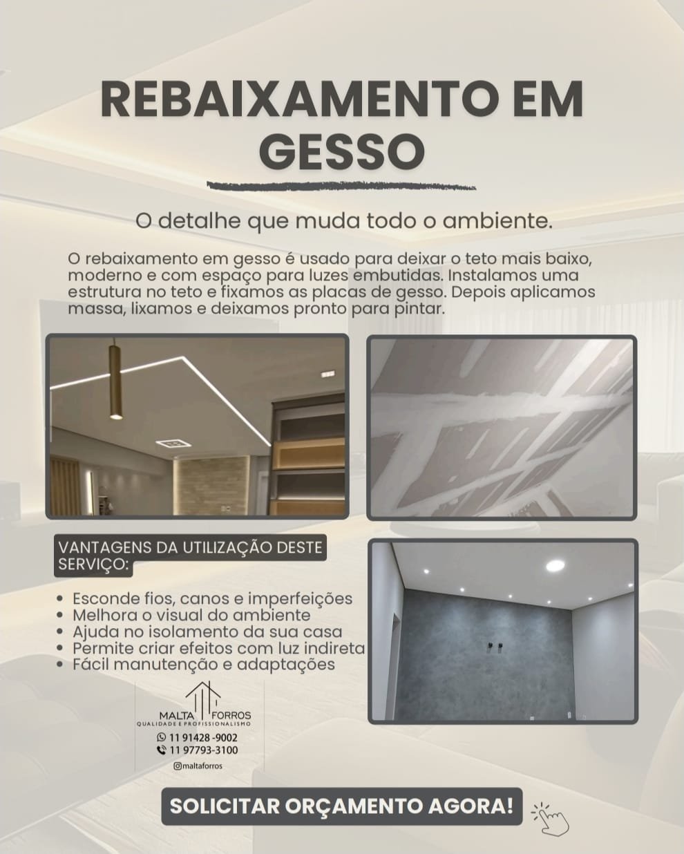 Malta Forros e Divisórias em Jundiaí