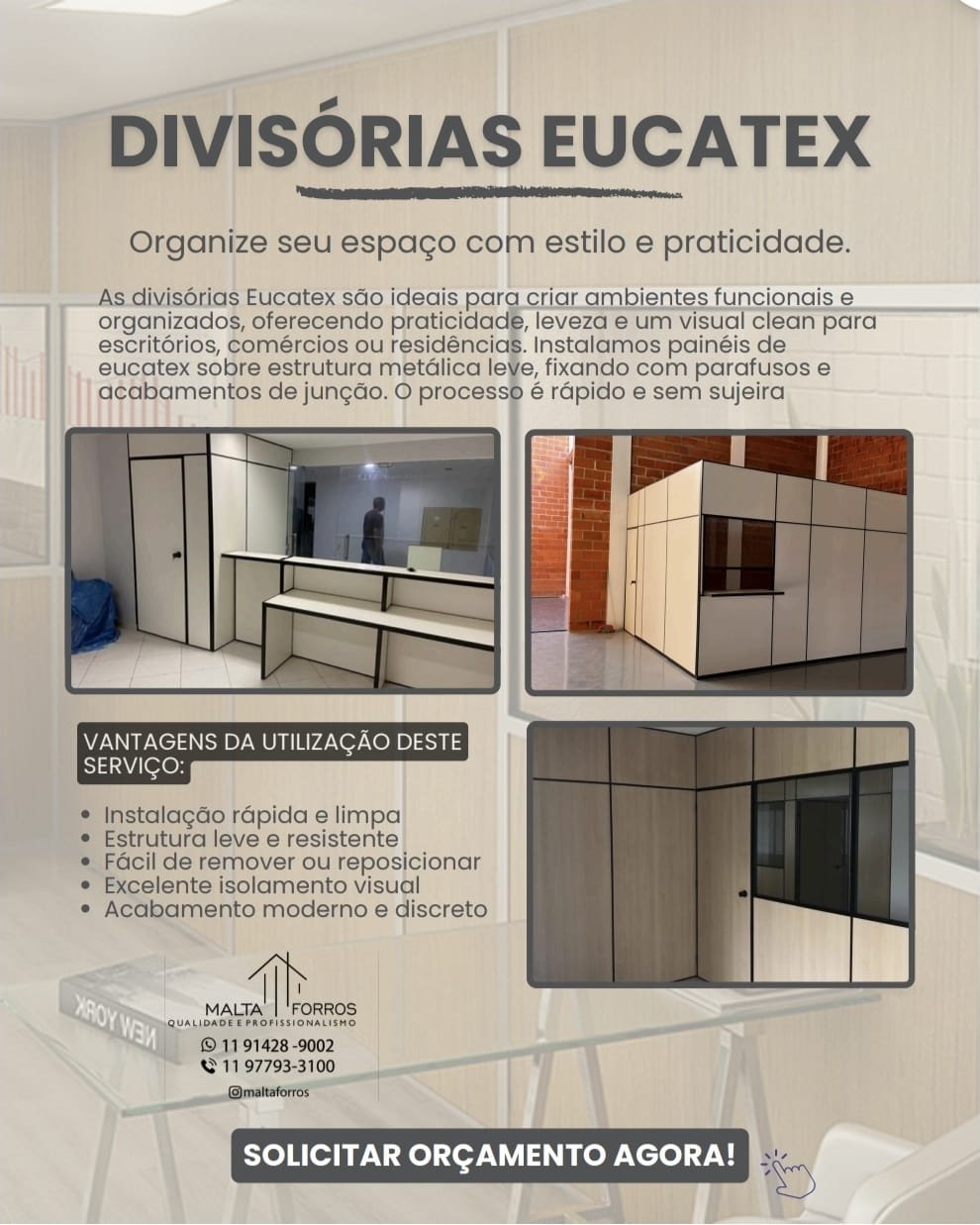 Malta Forros e Divisórias em Jundiaí