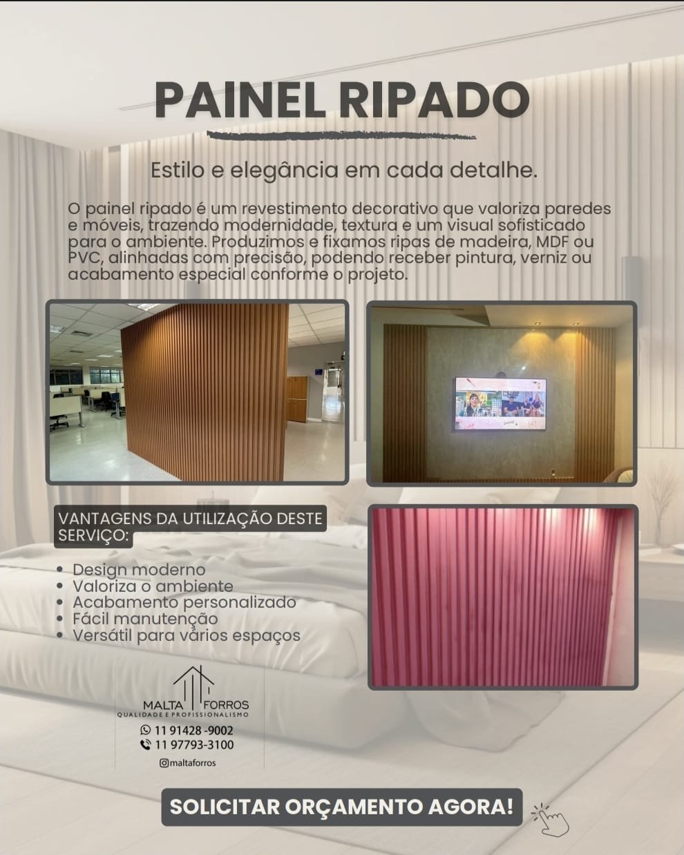 Malta Forros e Divisórias em Jundiaí