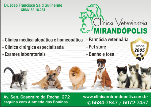 Clinica Veterinária Mirandópolis