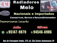 Radiadores Melo na Zona Leste 