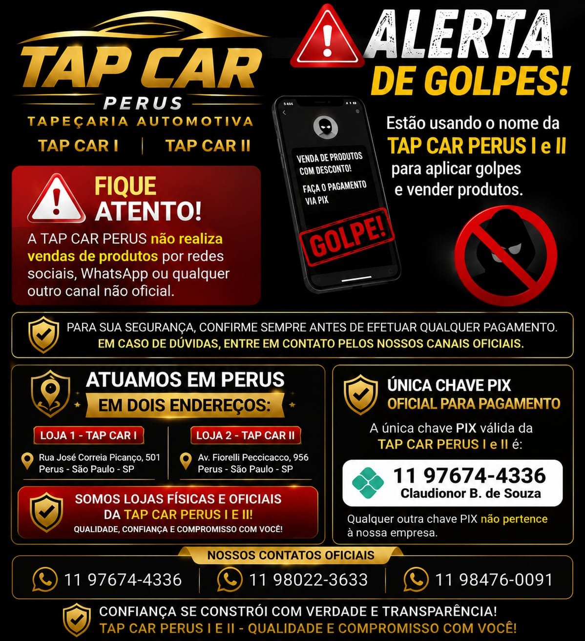 Tap Car II Perus - Tapeçaria automotiva em Perus