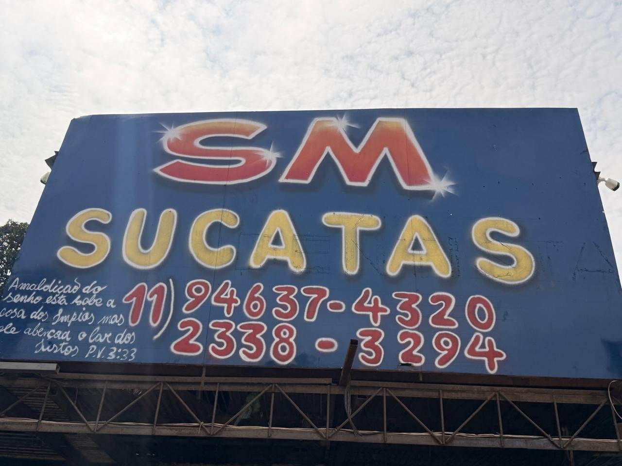 Comércio de Sucatas Mandaqui na Zona Norte