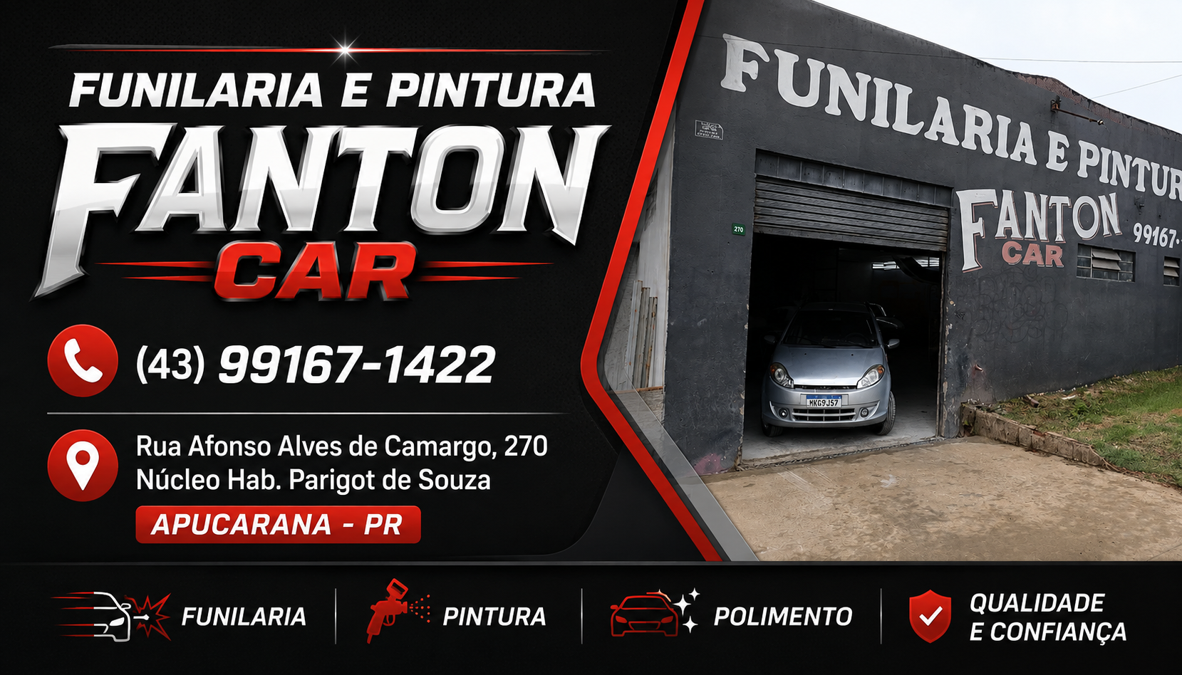 Fanton Funilaria e Pintura em Apucarana - Paraná