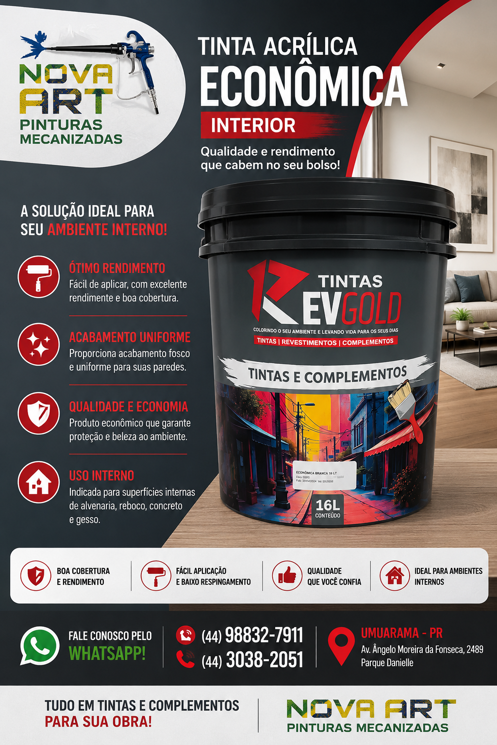 Nova Art Pinturas Mecanizadas em Umuarama