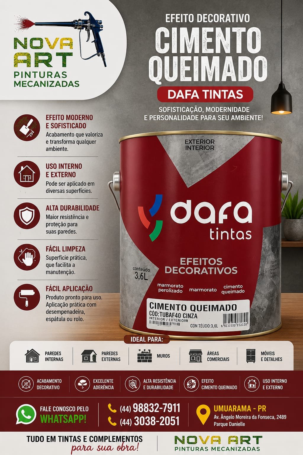 Nova Art Pinturas Mecanizadas em Umuarama
