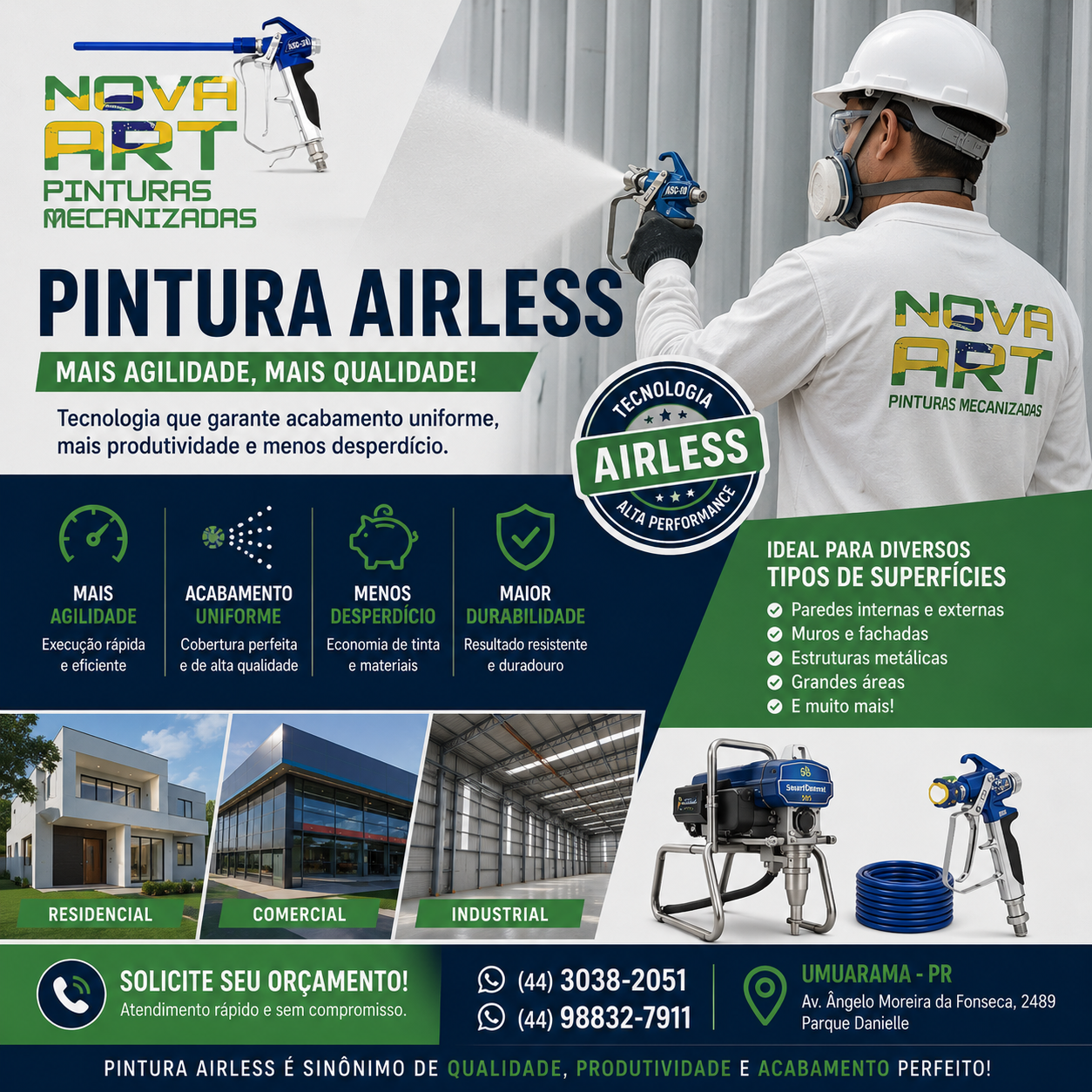 Nova Art Pinturas Mecanizadas em Umuarama