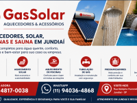 GasSolar Aquecedores e Acessórios em Jundiai