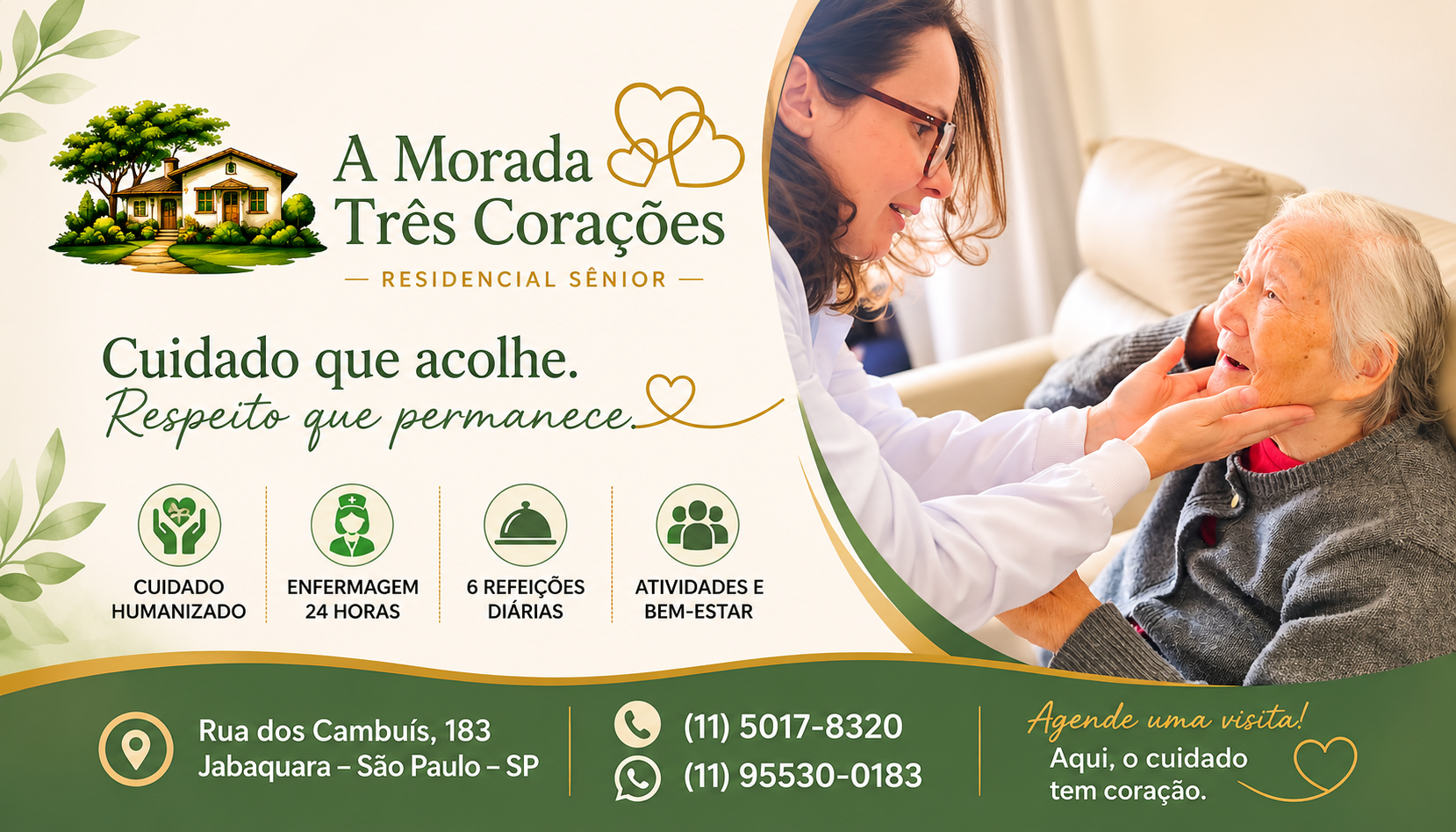 A Morada Três Corações Casa de Repouso Na Zona Sul