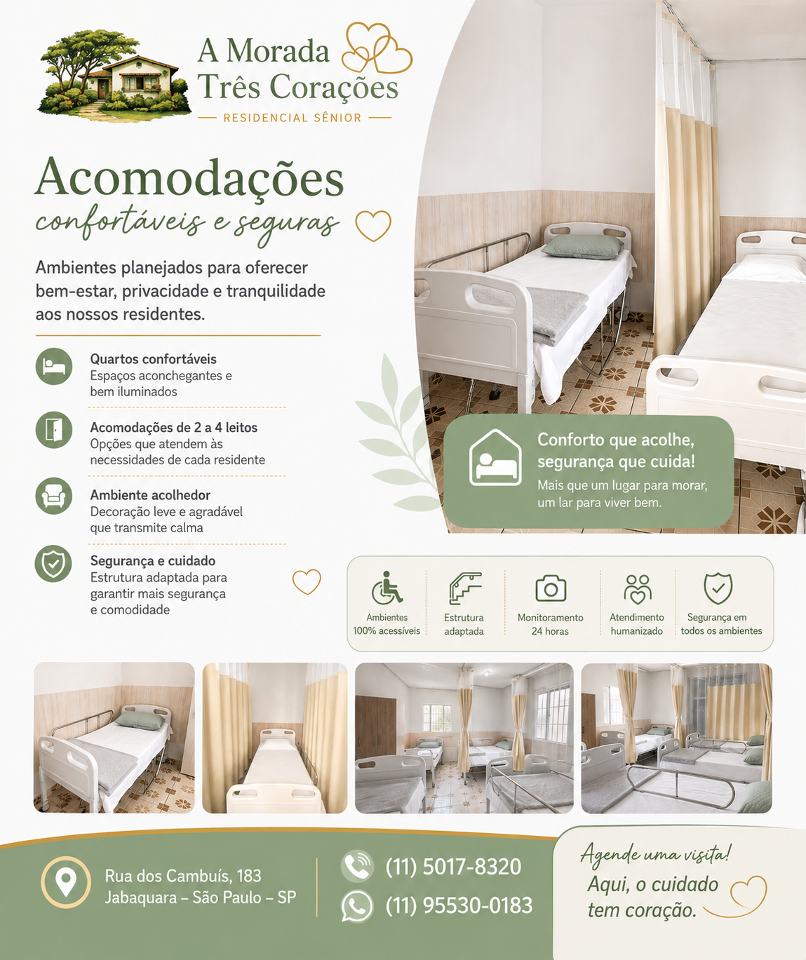 A Morada Três Corações Casa de Repouso no Jabaquara