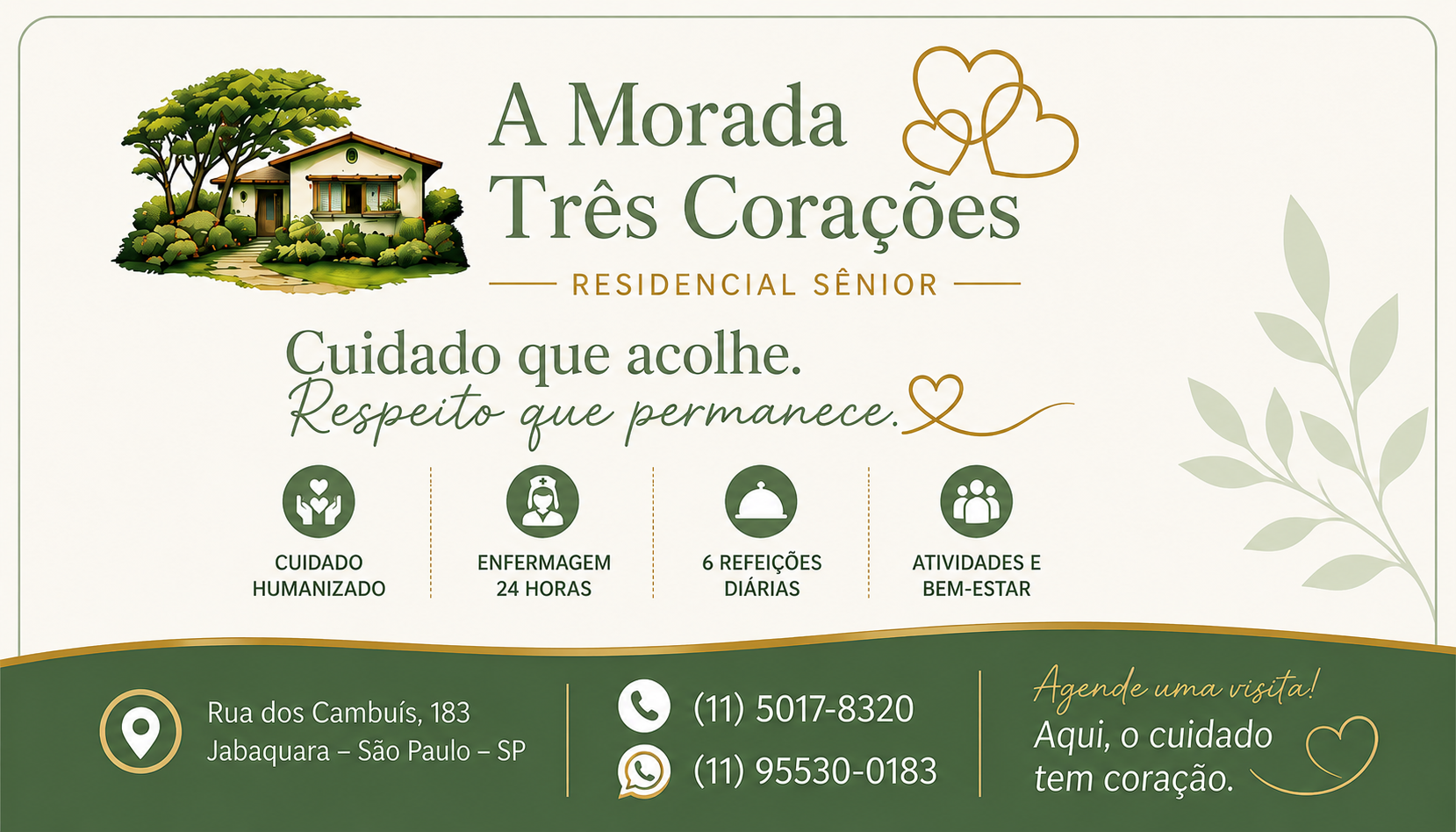 A Morada Três Corações Casa de Repouso no Jabaquara