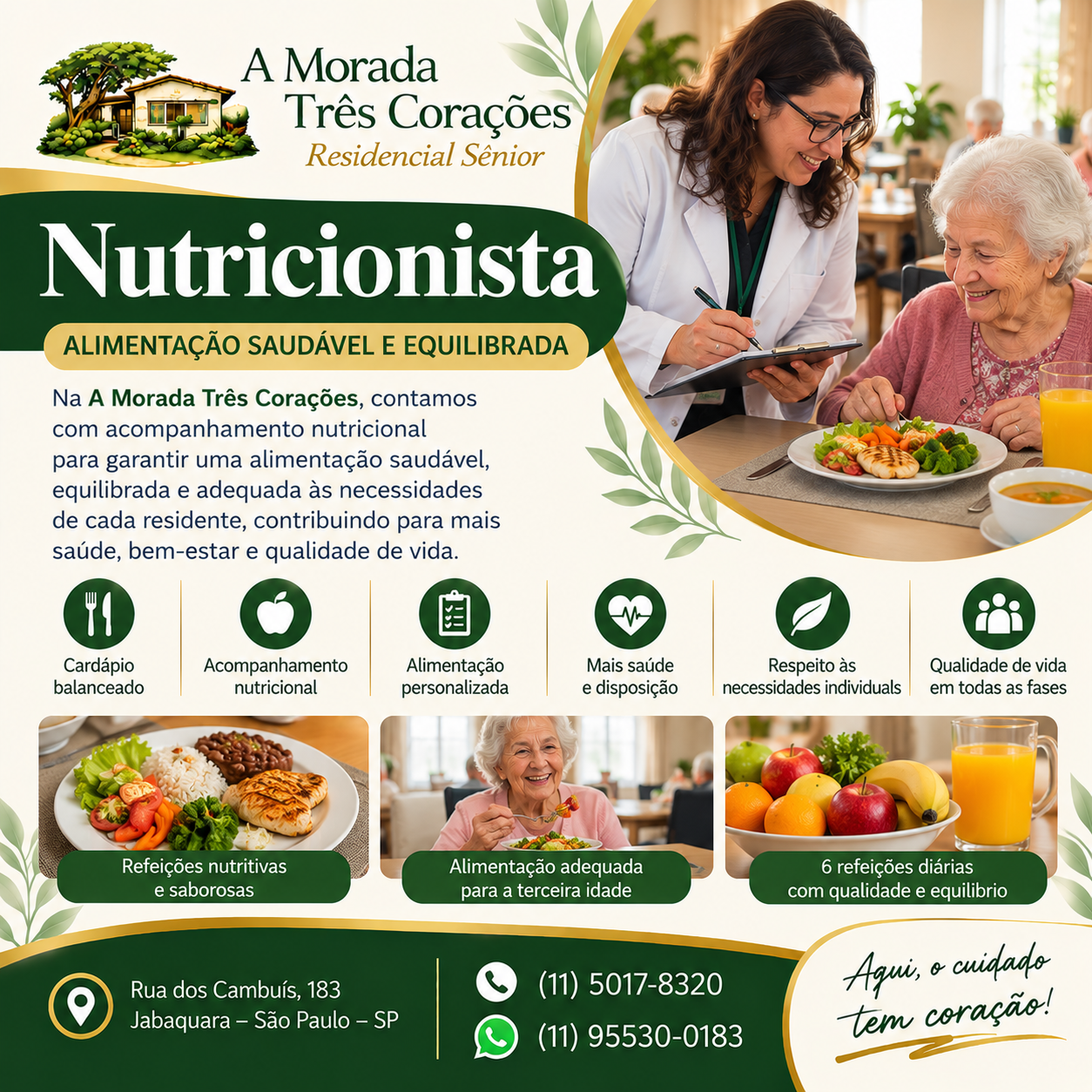 A Morada Três Corações Casa de Repouso no Jabaquara