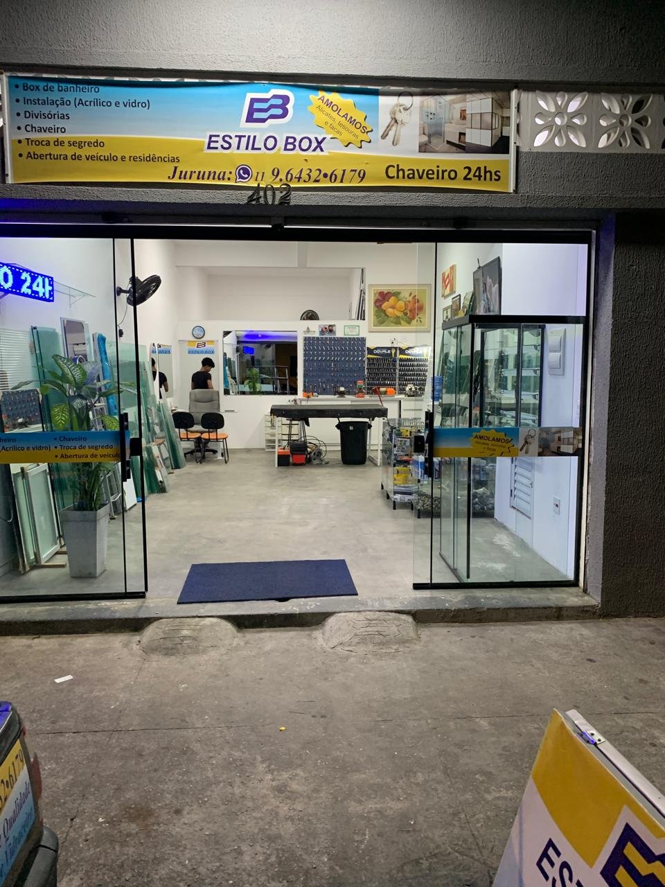 Estilo Box Vidraçaria na Bela Vista