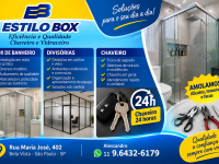 Estilo Box Vidraçaria na Bela Vista