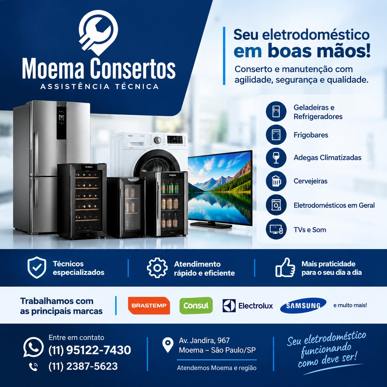 Moema Consertos - Assistência Técnica