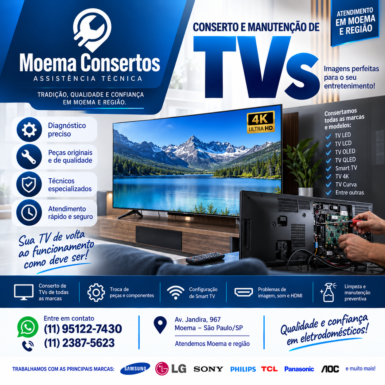 Moema Consertos - Assistência Técnica