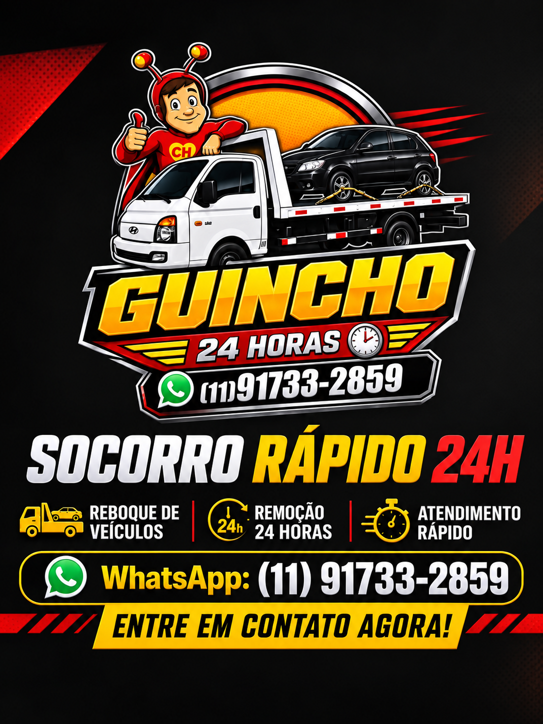 Guincho 24h em Atibaia