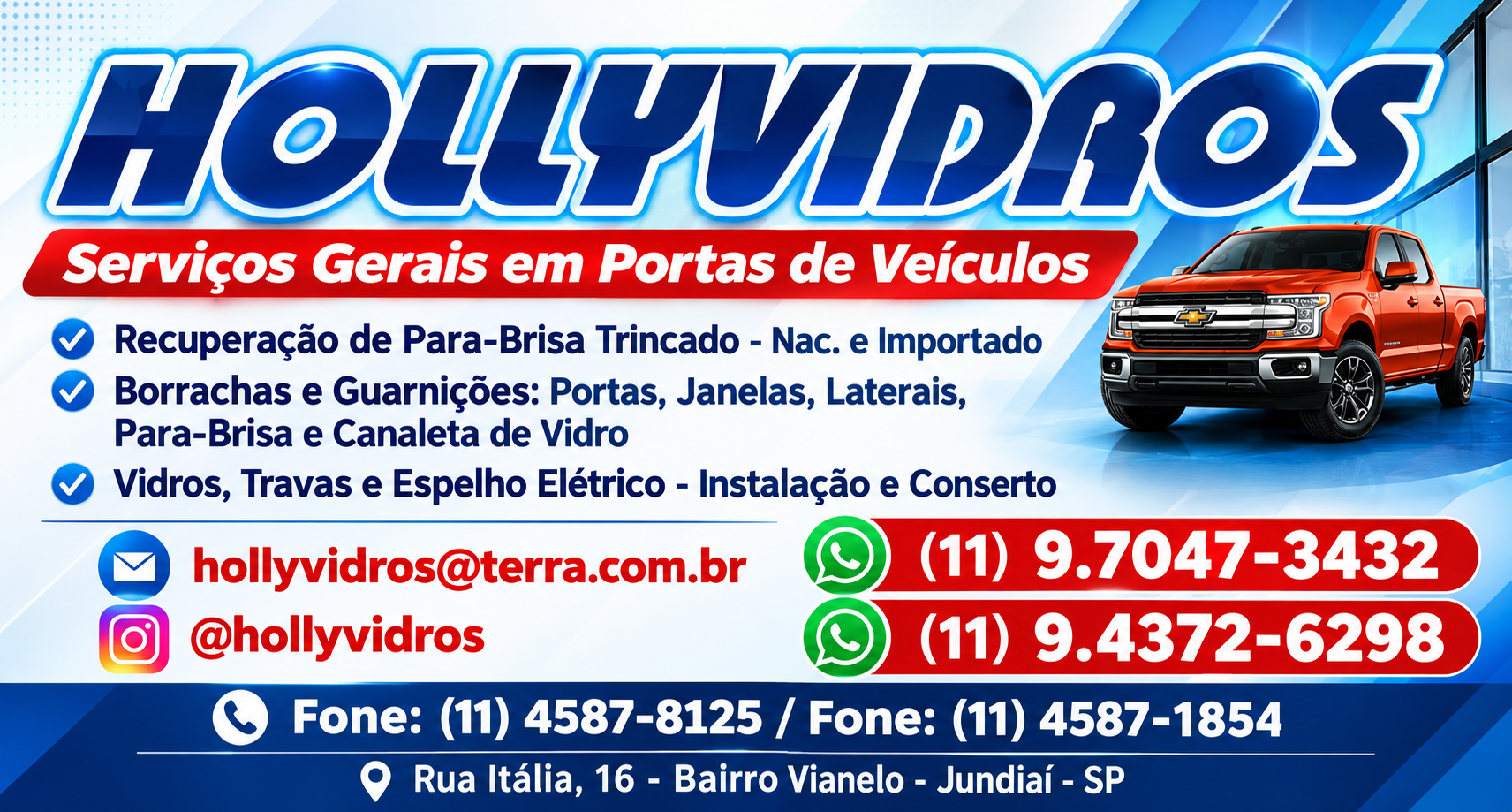 Hollyvidros Vidros Automotivos