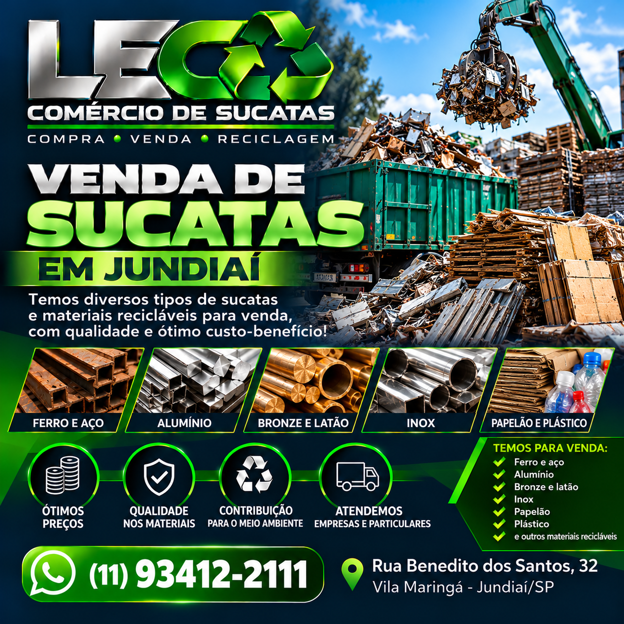 Leco Sucatas em Jundiaí