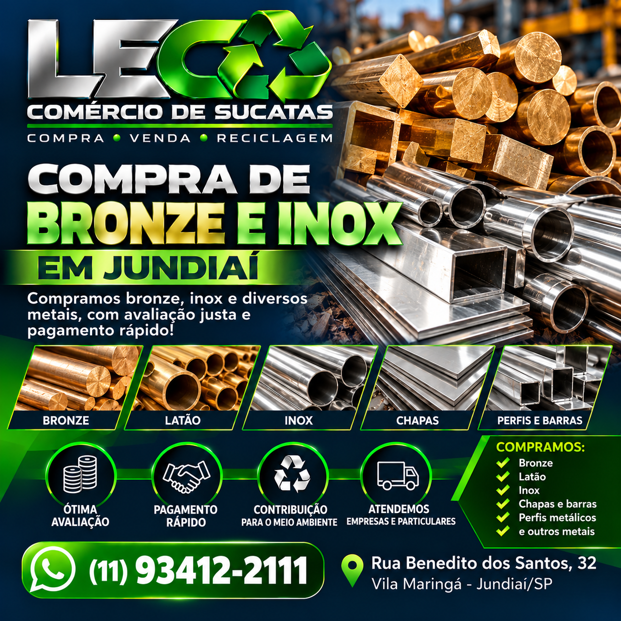 Leco Sucatas em Jundiaí