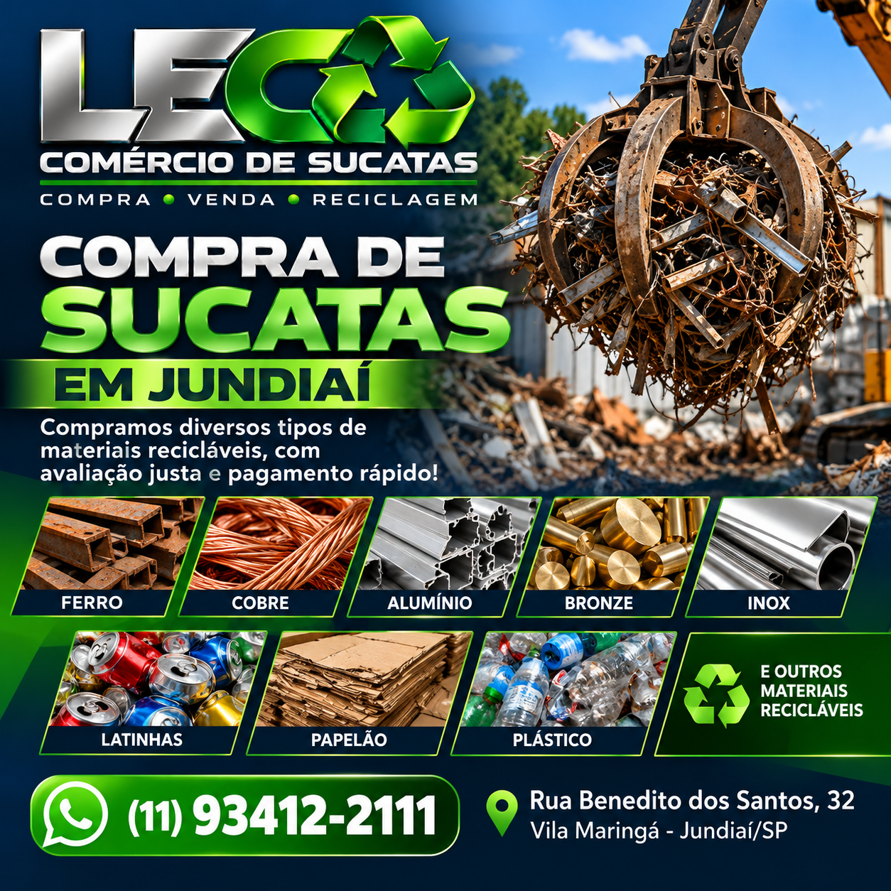 Leco Comércio de Sucatas em Jundiaí
