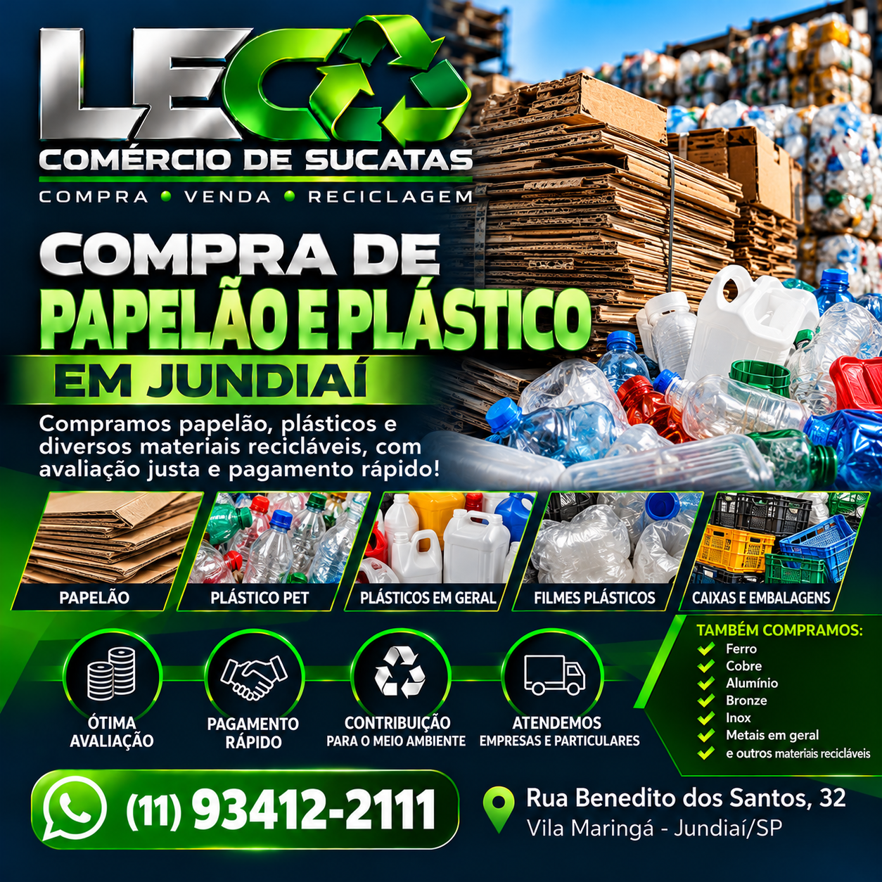 Leco Comércio de Sucatas em Jundiaí