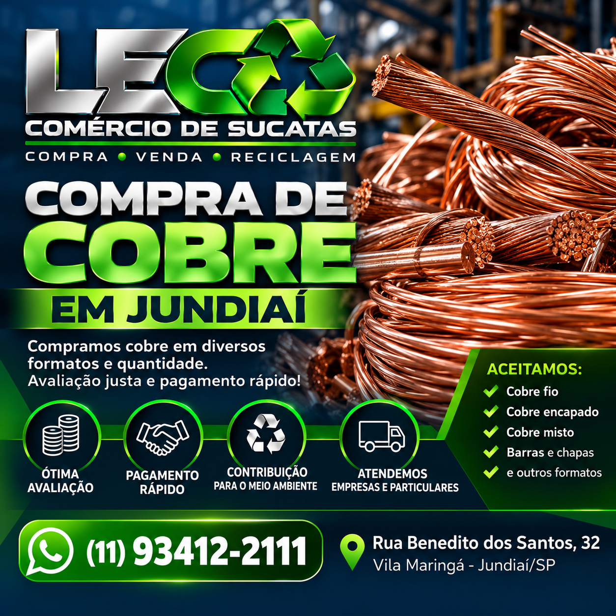 Leco Sucatas - Sucatas em Jundiaí
