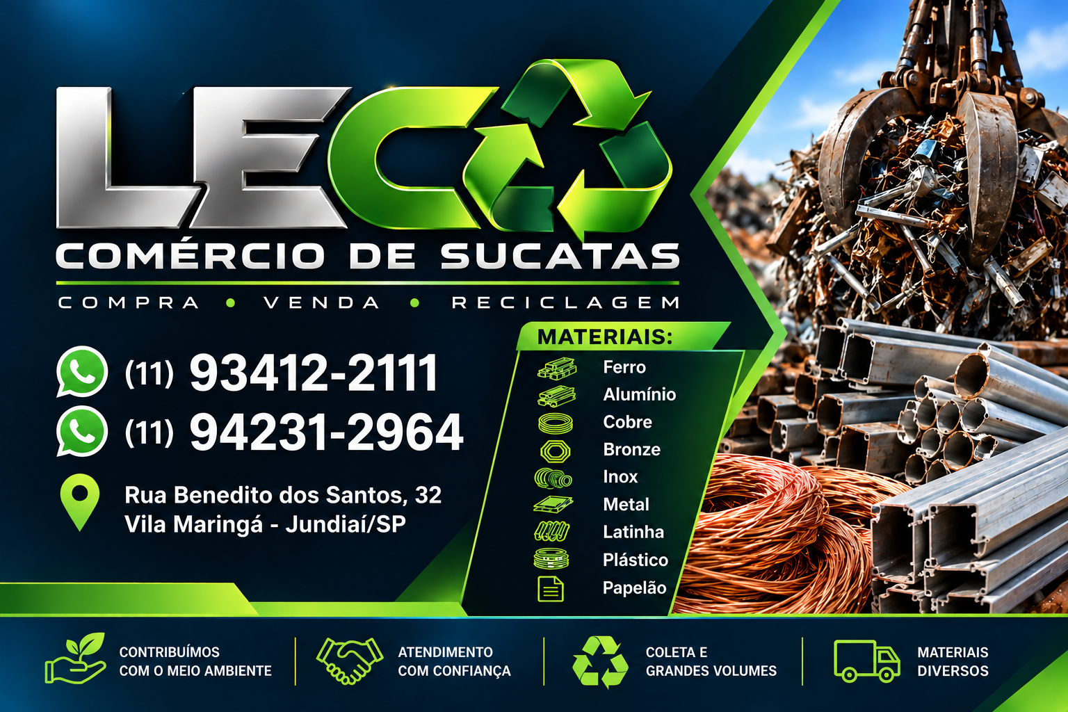 Leco Sucatas - Sucatas em Jundiaí