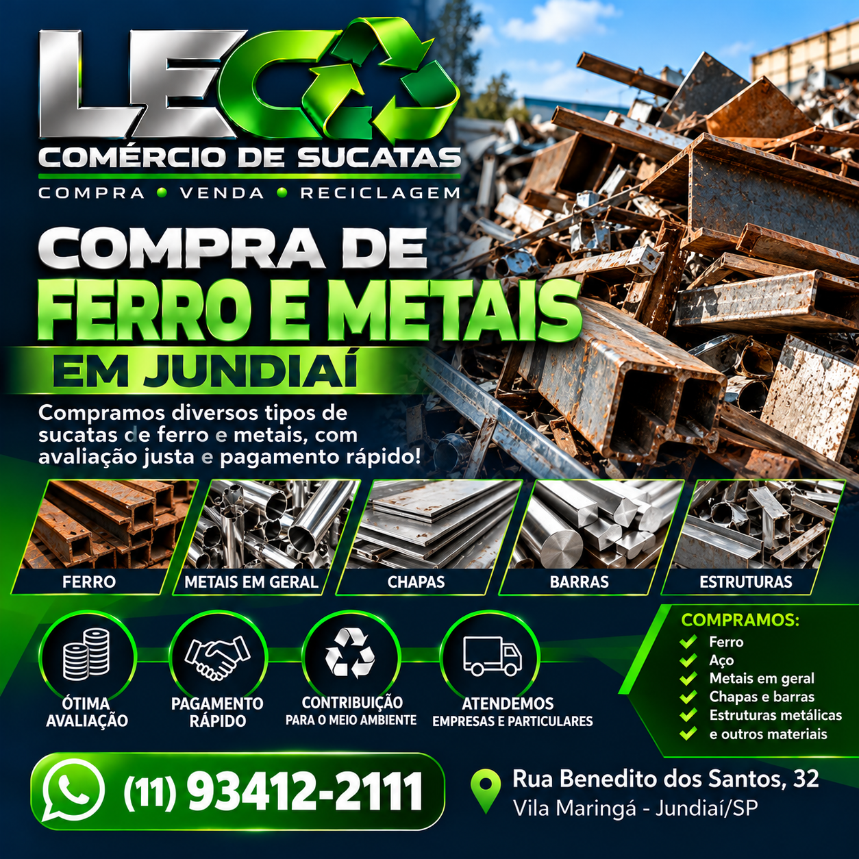 Leco Sucatas - Sucatas em Jundiaí