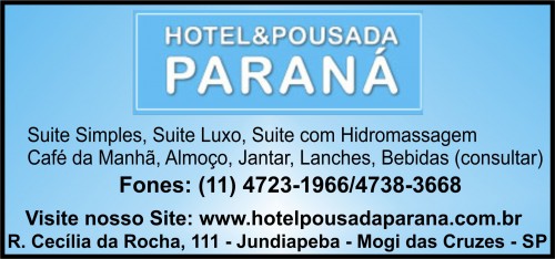 Hotel e Pousada Paraná - Mogi das Cruzes