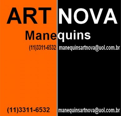 Art Nova Manequins - Manequins e Expositores em São Paulo