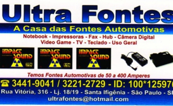 Ultra Fontes A Casa das Fontes Automotivas