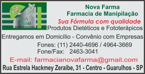 Nova Farma Farmácia de Manipulação 