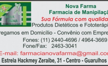 Nova Farma Farmácia de Manipulação 