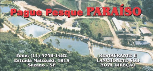 PAGUE E PESQUE PARAÍSO