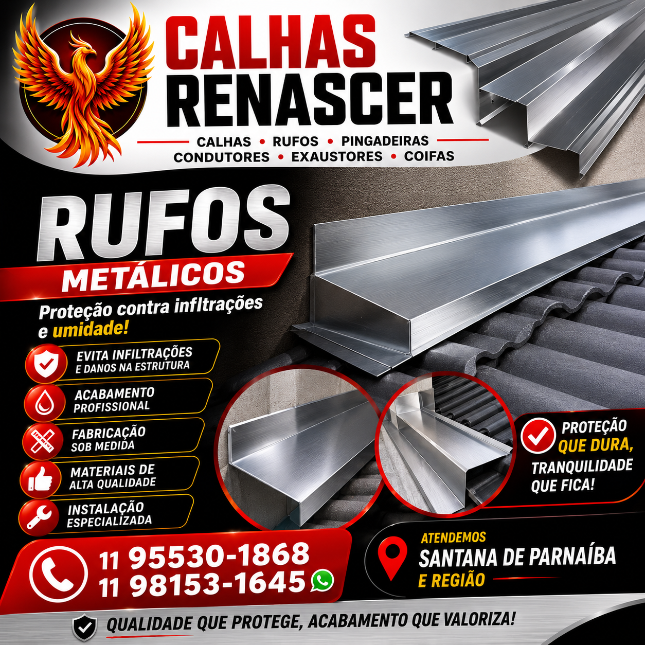 CALHAS RENASCER - Calhas em Santana de Parnaíba
