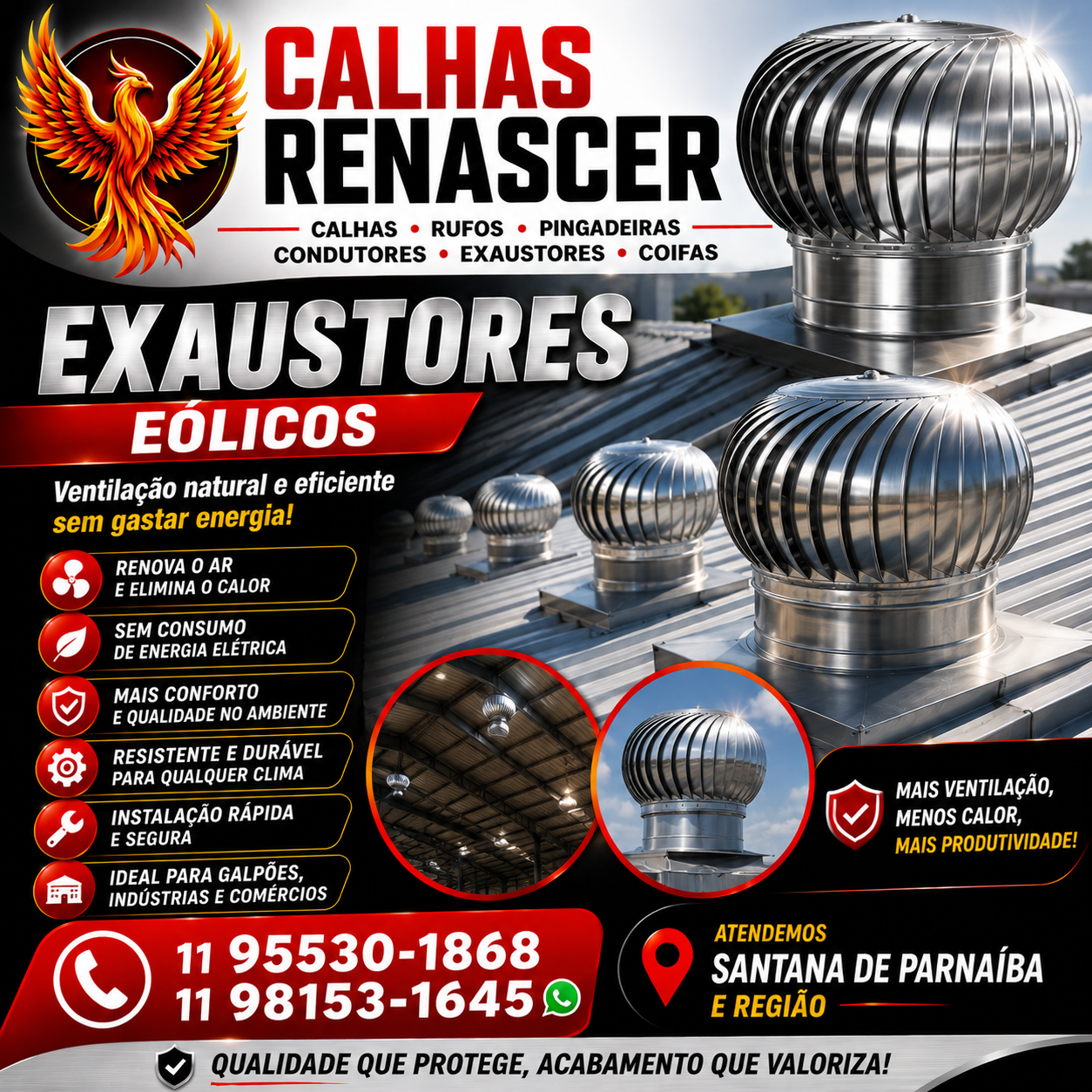 CALHAS RENASCER - Calhas em Santana de Parnaíba