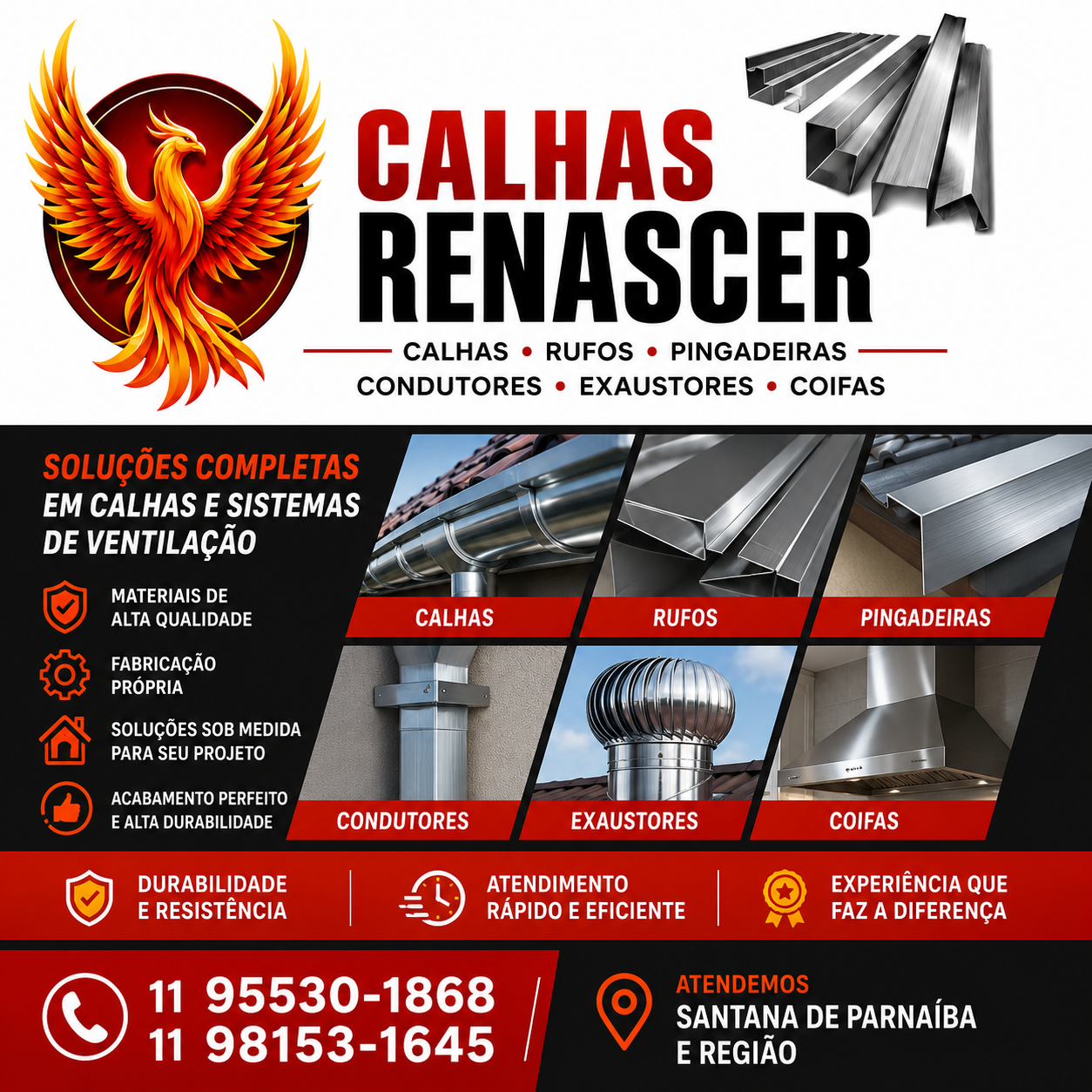 CALHAS RENASCER - Calhas em Santana de Parnaíba