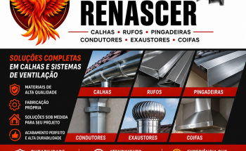 CALHAS RENASCER - Calhas em Santana de Parnaíba