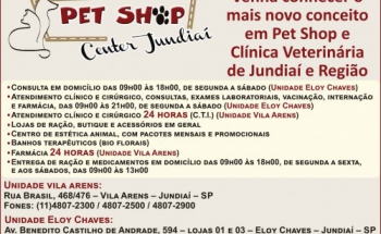 Pet Shop Center Jundiaí - Unidade Vila Arens - em Jundiai