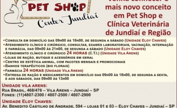 Pet Shop Center Jundiaí - Unidade Eloy Chaves - em Jundiai