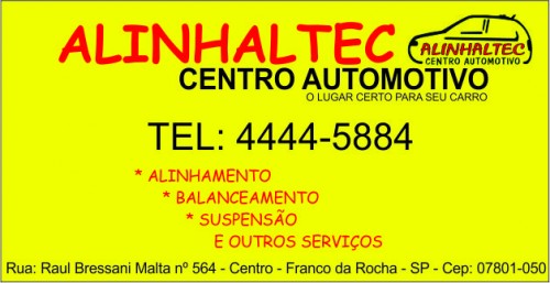 Alinhaltec Centro Automotivo - Alinhamento Tecnico em Franco da Rocha