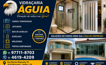 Vidraçaria Águia - Vidraçaria em Jandira